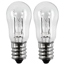 OCS Parts 2-Pack WE05X20431 Dryer Drum Light Replacement | 10W 120V E12 Speci...