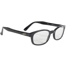 Pacific Coast Sunglasses X-KD Bifocal Readerz Black Frame Clear Lens 2.5