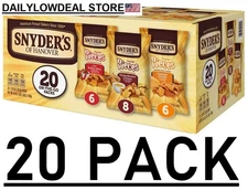 20 PACK Snyder’s Pretzel Pieces Variety Pack 2.25 oz Crunchy Snack