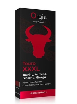 Orgie Touro XXXL Power Cream for Him 15ml Male Performance Enhancement Cream