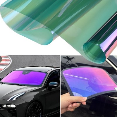 Chameleon Purple Blue to Red Car Windshield Solar Film 65%VLT Car Window Tinting