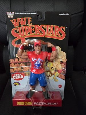 WWE LJN MATTEL SUPERSTARS JOHN CENA 8'' ACTION FIGURE BLACK CARD NEW SHIPS TODAY