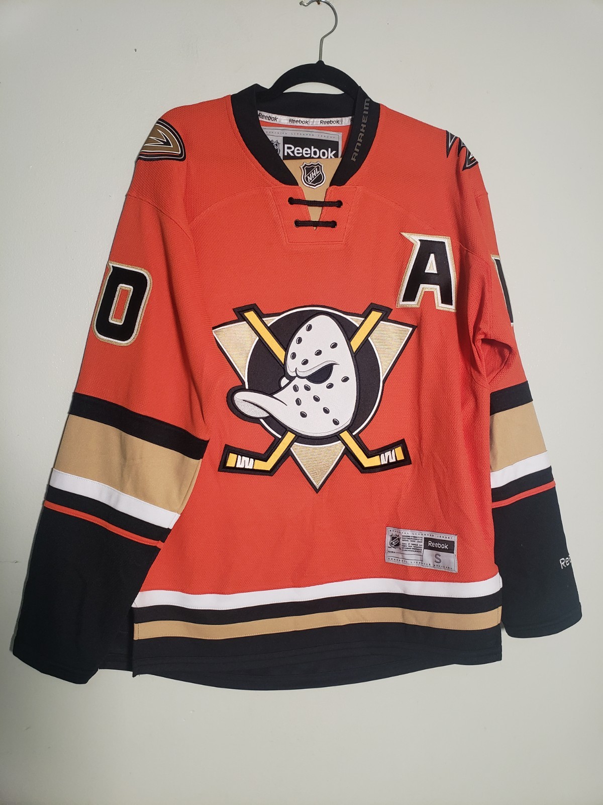Reebok  2015 Anaheim Ducks Jersey #10 Corey Perry NHL Hockey Men's Size S/P