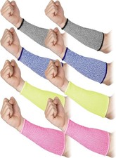 4 Pairs Protective Arm Sleeves Arm Protectors for Thin Skin and Bruising Cut