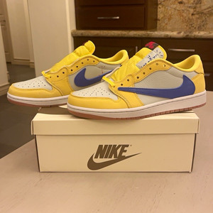 Travis Scott X Air Jordan 1 Low Og Canary | eBay