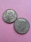 1991 P & D Kennedy Half Dollar (2) Clad Coins Circulated Very Nice!   N 874