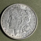 1887 Morgan Silver Dollar Strong AU