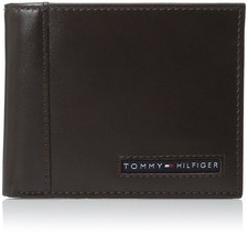 Tommy Hilfiger Men's Premium Leather Credit Card ID Wallet Passcase 31TL22X063