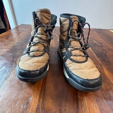 Sorel Whitney II Short Lace Boots Elk Black Waterproof Insulated US 6 NY3903-287