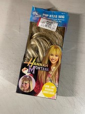 Hannah Montana Blonde Streaked Wig Disney Halloween for sale