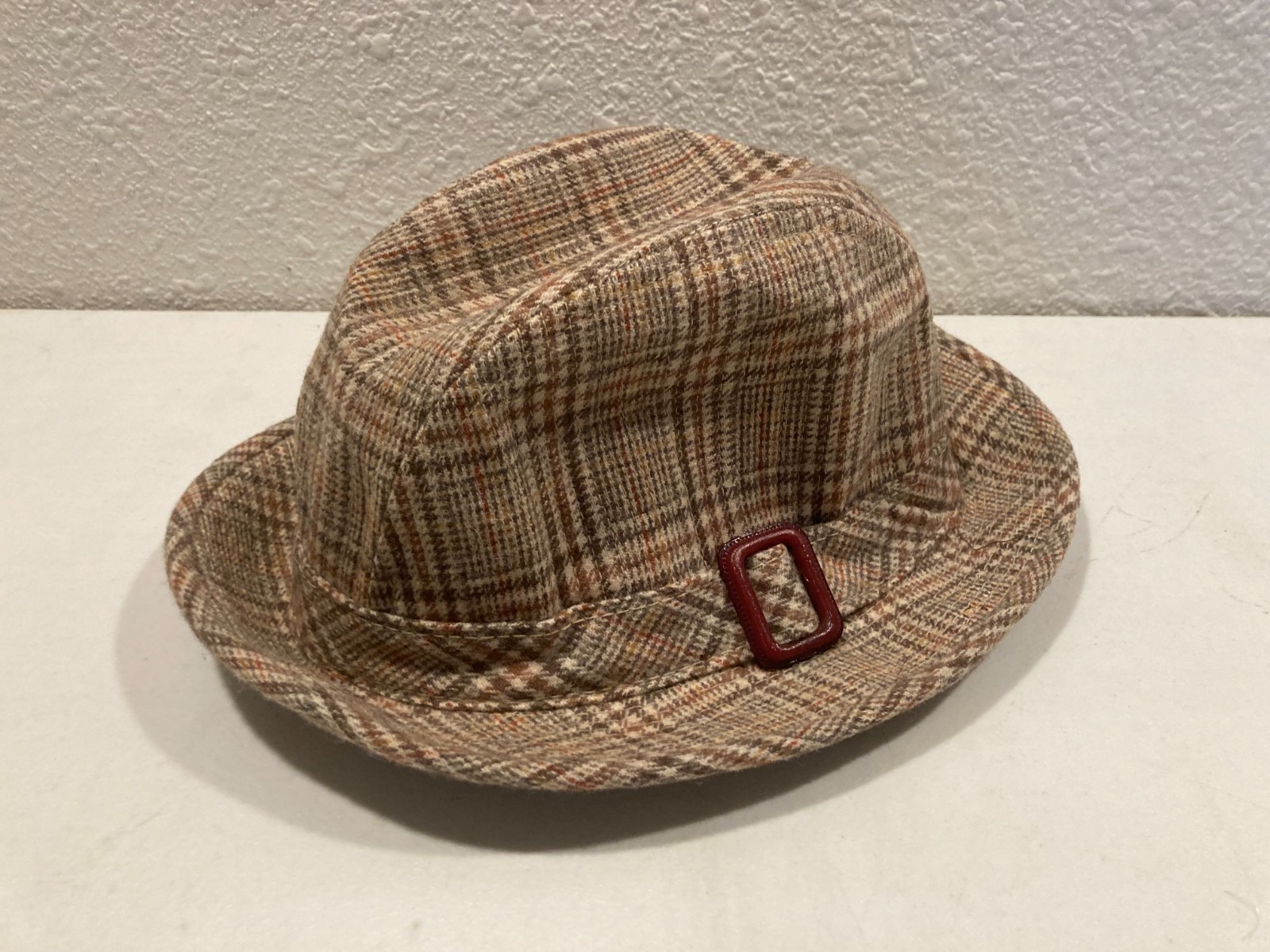 PENDLETON Wool Fedora Hat Men Size 7 Gray Brown 1… - image 1