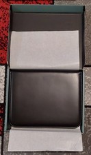 Premium Maruse Italian Leather Portfolio Padfolio Executive Black NIB