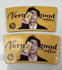 BTS Taehyung V - Compose Coffee Cup Sleeve Cup Holders - Two