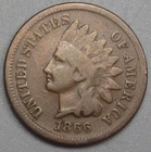 VG 1866 Indian Head Penny. #75 z