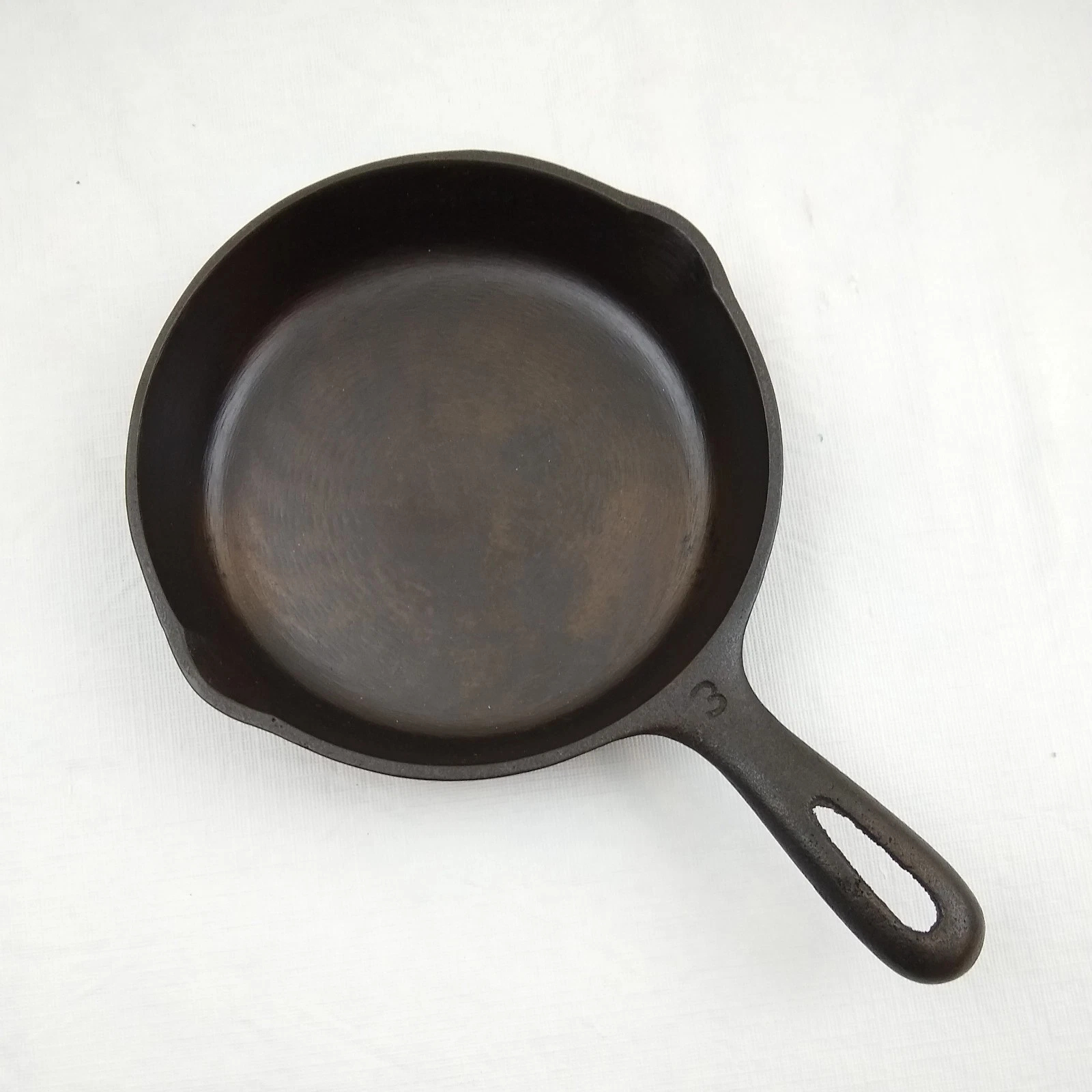 Vintage Cast Iron Skillet, #3 WAGNER WARE Restored VIDEO