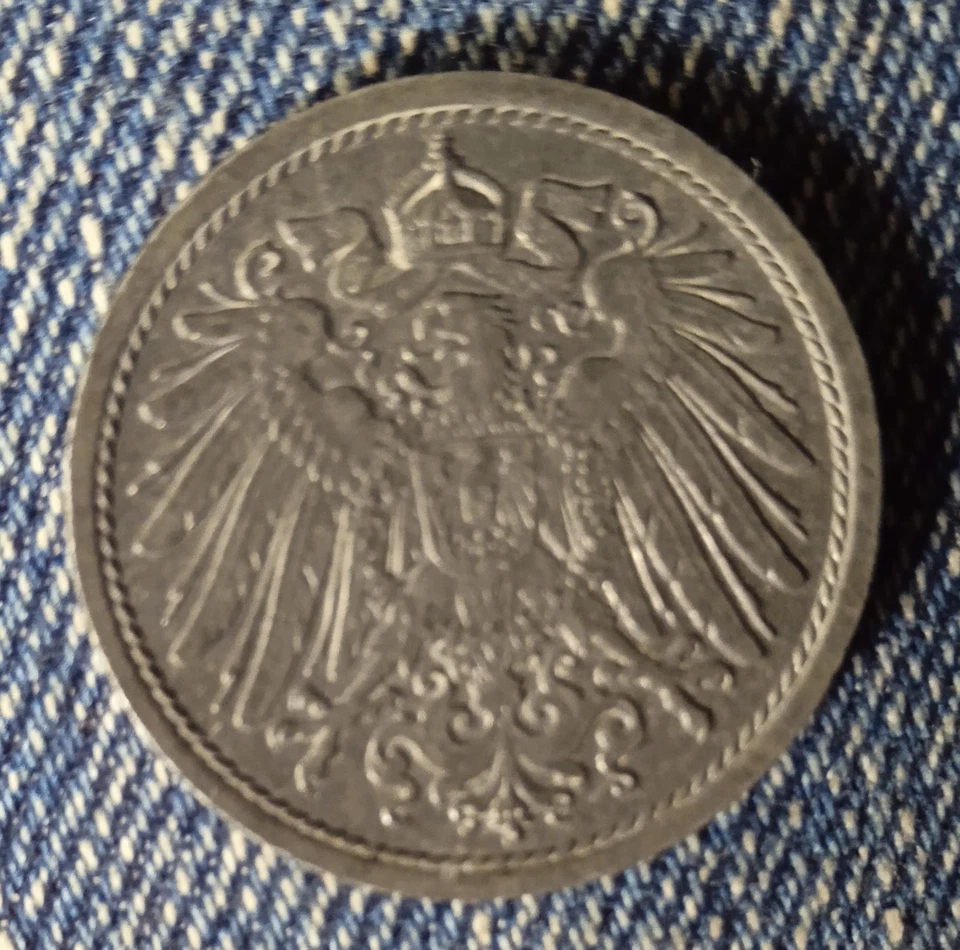 20-28) Monnaie Allemagne 10 Pfennig 1920 Zinc - Photo 1/2