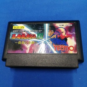 TECMO Ninja Dragon Sword III Owasen Square Ship Famicom Soft Koquan Used