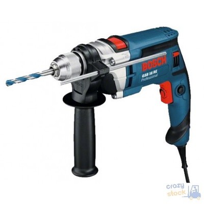 Bosch Professional GSB 16 RE Schlagbohrmaschine 750 W, 1,3 cm, 230 V, 2800 RPM