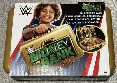 WWE Gold Money In The Bank Collector Action Figure Carry Case New Sealed RARE
