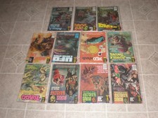 Lot of 11 Gold Key Comics 1960s 1970s Boris Karloff Tragg Tono Kono Mod Wheels