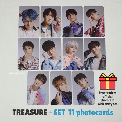 TREASURE - Set 11 Members Photocards - Official Kpop Cards