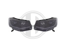 Designscheinwerfer Set schwarz für VW Caddy 2020->>