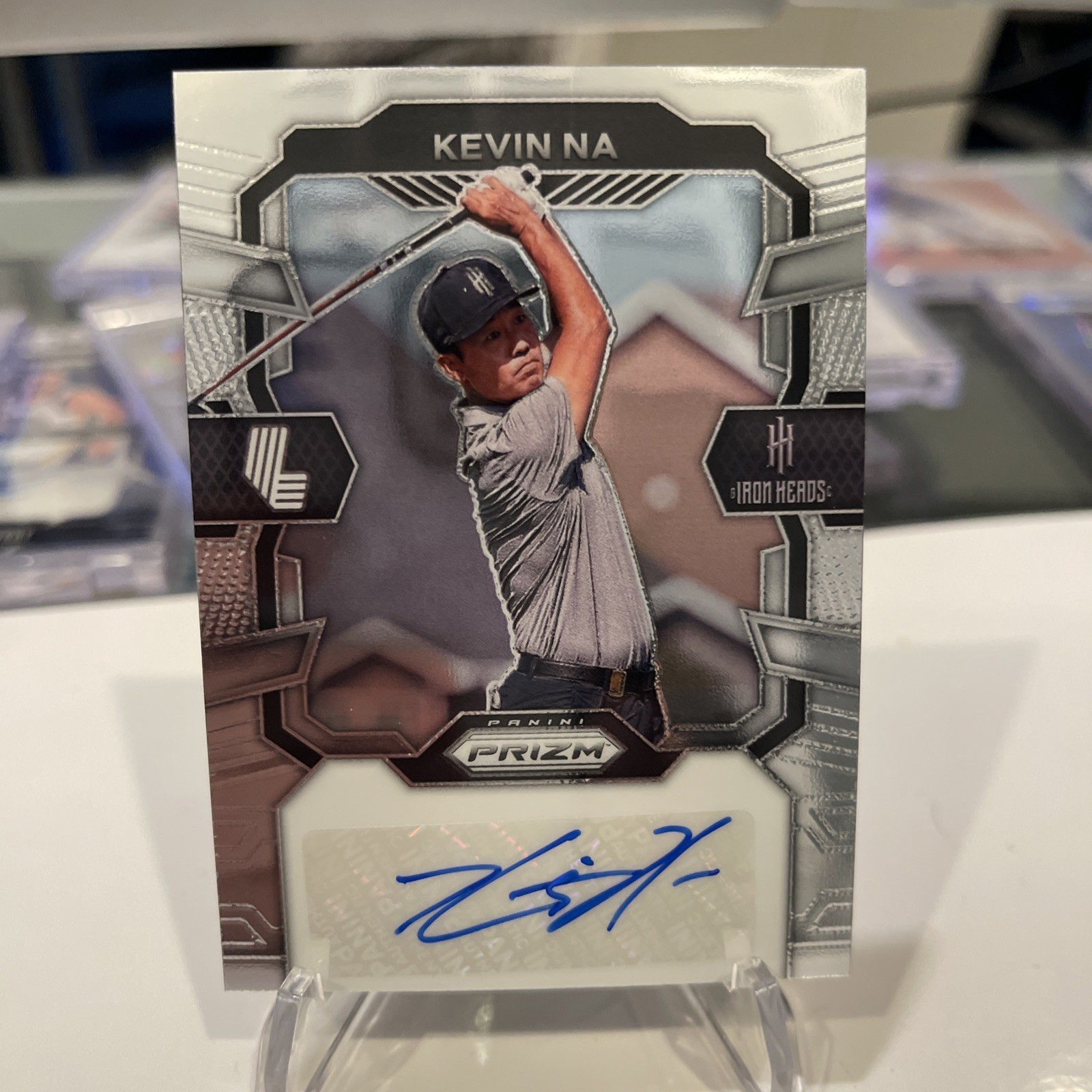 2024 Panini Prizm LIV Golf Kevin Na Auto Iron Heads GC Rookie Card