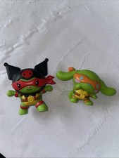 2025 Teenage Mutant Ninja Turtles Hello Kitty Happy Meal Toys Lot Of 2