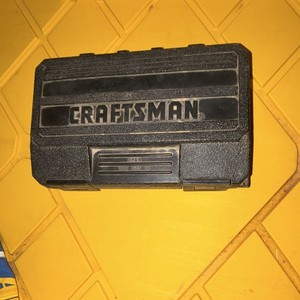 Craftsman Black Plastic Tool Box Case Carrying Storage Organizer case onl￼