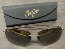 Maui Jim Sunglasses Hikina MJ445-26M Rootbeer, Bronze 62-14-136 Japan Excellent