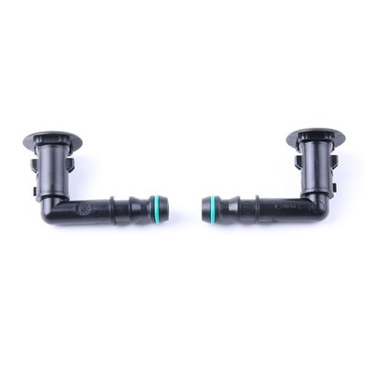A Pair Headlight Head Lamp Light Washer Nozzle Jet Spout for Nissan Juke 10-14+