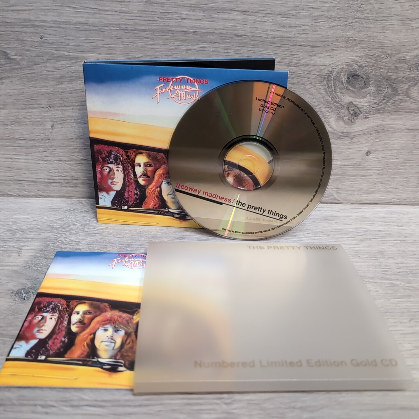 The Pretty Things Freeway Madness Numbered Limited Edition Gold CD 0773/3000 VGC