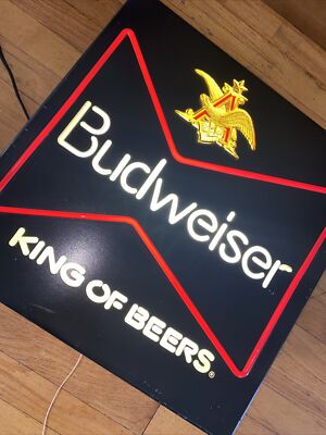Budweiser ネオン看板 ヴィンテージ Vintage Budweiser Neon Light Sign | eBay