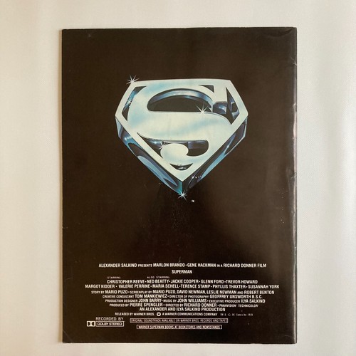 Superman: The Movie | 1978, 1979 (Japan) | Movie Brochure | A4+ 14.8" - Picture 8 of 8