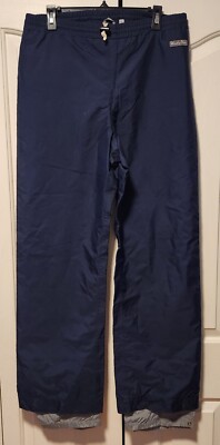 Vintage Mens M 90s The North Face Windy Pass Snow Pants Blue Ski GoreTex