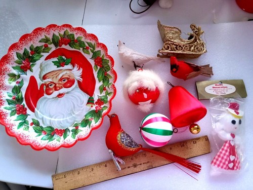 Vintage to New Christmas mixed Ornaments &Crafts Large $12 lots - Picture 13 of 22