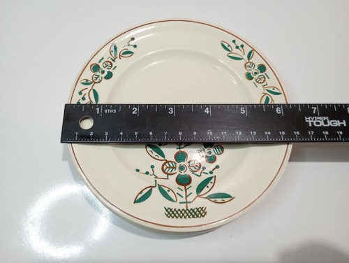 Antique VILLEROY & BOCH Dresden Saxony 5985 Salad Bread Plates 6" Set of 5 READ - Picture 9 of 9