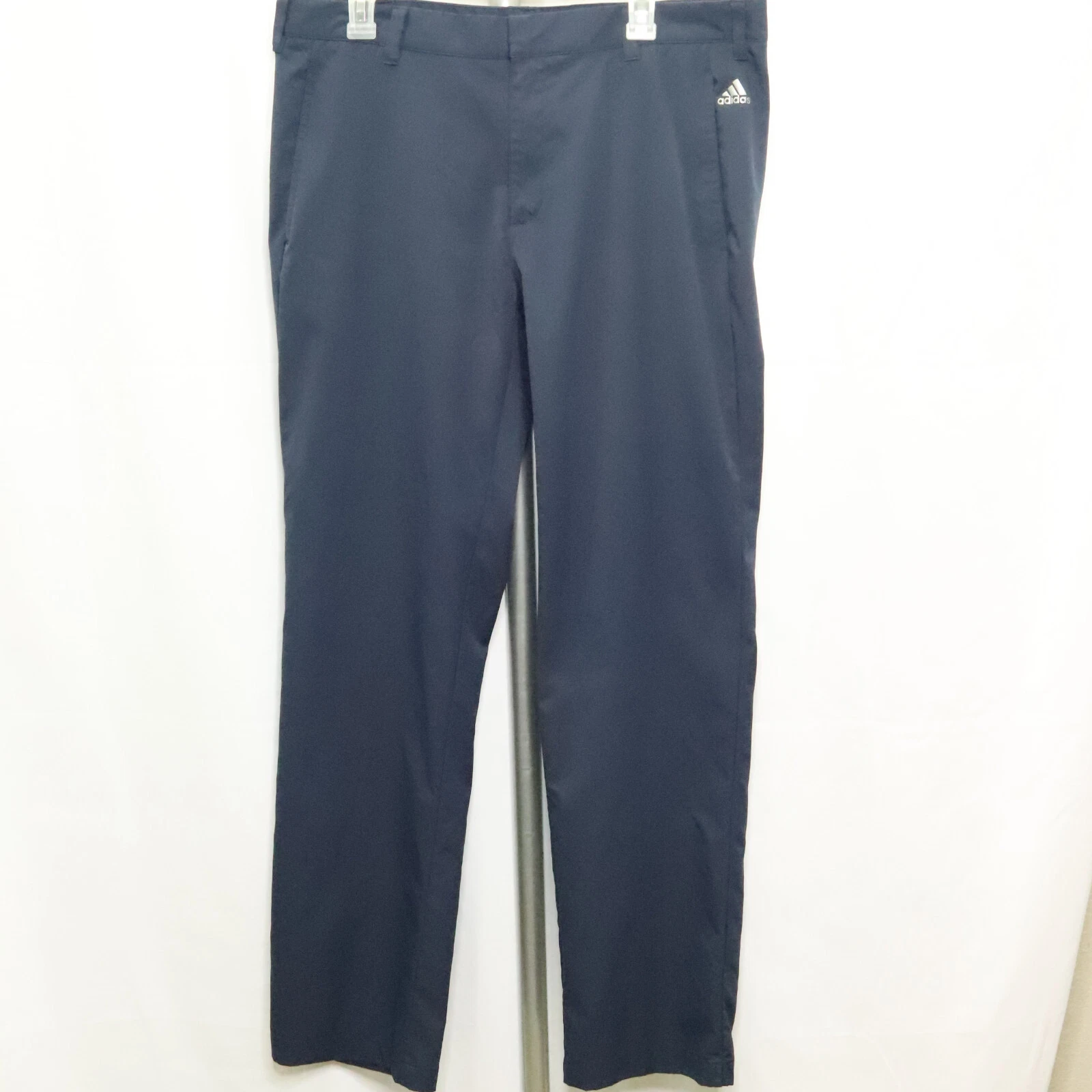 Adidas Mens 36x34 Navy Blue Chino Pants
