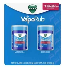 Vicks VapoRub Topical Analgesic Ointment - 3.53 oz. - 2 pk.