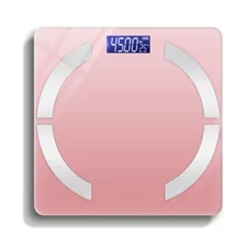 Digital Body Weight Scale Backlit Display High Precision LCD Backlit Scale PINK