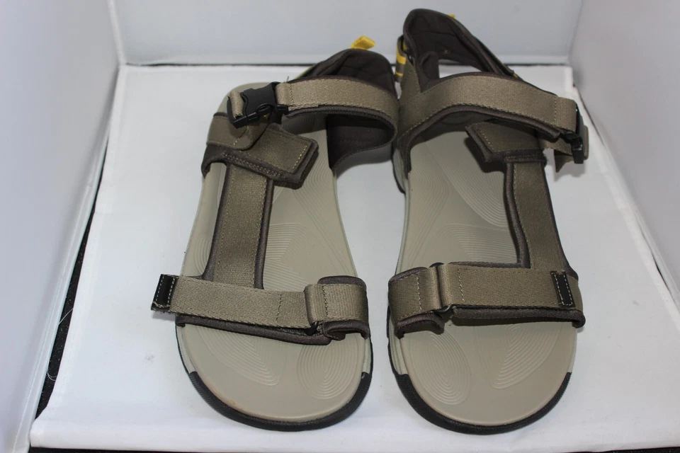 Sandálias Ozark Trail masculinas ao ar livre verde bronzeado casual caminhada leve tamanho 13 - Imagem 2 de 4