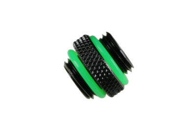 Bitspower Adapter 2x G1/4 Zoll - Matt Black