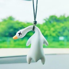Swinging Duck Hanging Ornament, Cute Car Accessories for Mirror and Interior,...