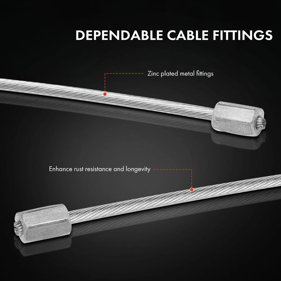 Cable de freno de estacionamiento intermedio para Chevrolet Silverado 2500 GMC Sierra 2500 HD Foto 3 de 4