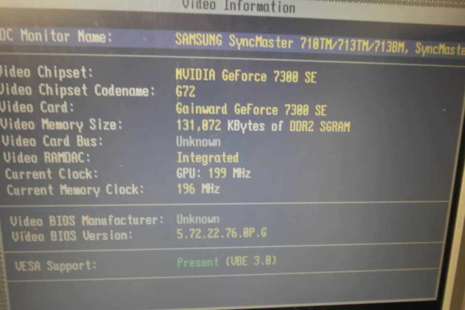 Nvidia GeForce 7200 GS 128 MB 16*PCIe DVI VGA S-VIDEO Graphics Card - Image 2 of 4