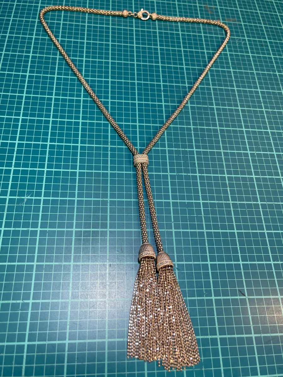 Cz lariat sales necklace