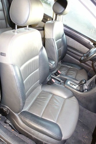 Innenausstattung Leder bicolor Schwarz/Grau AUDI  A6 AVANT (4B, C5) 2.5 TDI