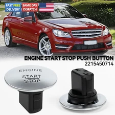 For Mercedes-Benz Engine Start Stop Push To Go Button Switch Keyless 2215450714;