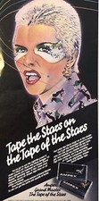 1979 Alicia Bridges Ampex Grand Master Cassette PRINT AD Tape Of Stars VTG 1970s