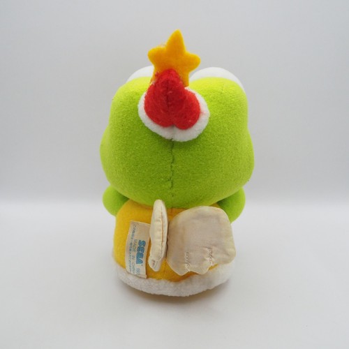 Kero Keroppi C1506 Sanrio Wreath Christmas Xmas SEGA 1995 Angel Plush 5.5" Toy - Picture 4 of 9
